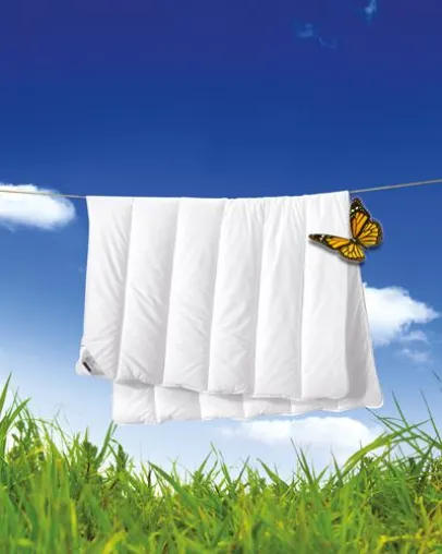 Bild: Ideal für den Sommer: Faser-Decke FRESH STAR Superlight – pflegeleichter, frischer Schlafkomfort