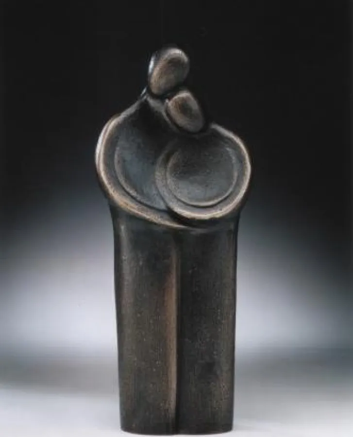 Brautpaar - Bromnzeskuöptur als Hochzeitsgeschenk