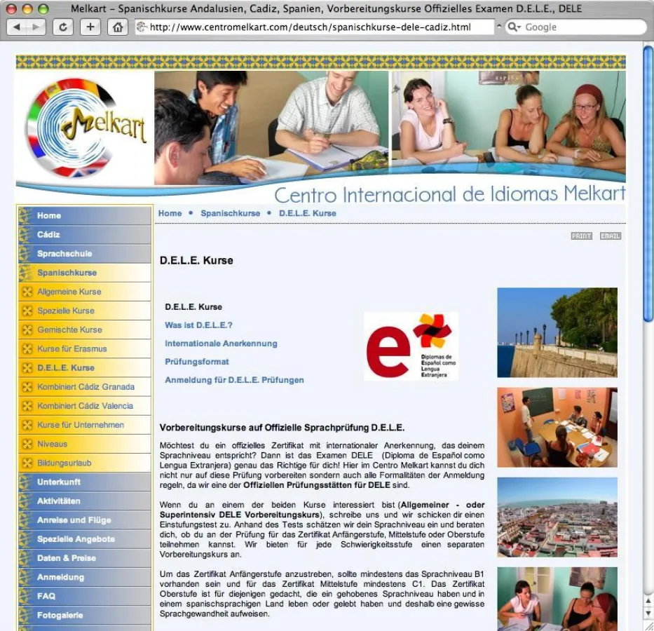 DELE Kurse und Prüfungen in Cádiz