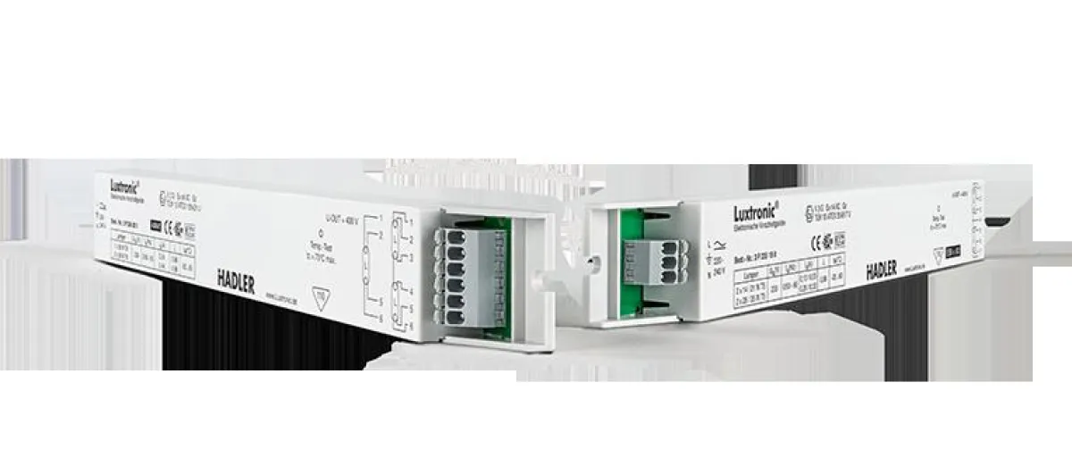 Schlanke LED Vorschaltgeräte der Marke Luxtronic