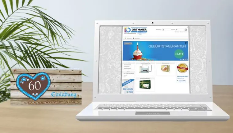 Bild: Über das Internet Familienkarten gestalten