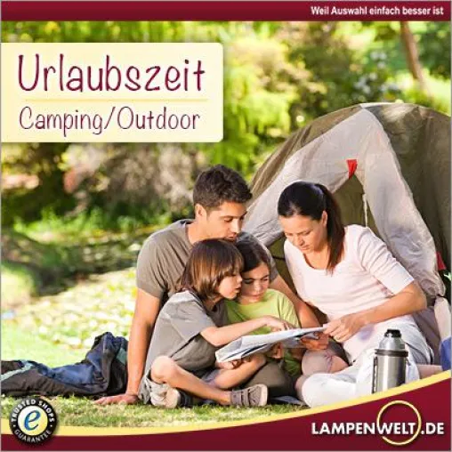 Bild: Camping mit Komfort bei Lampenwelt.de