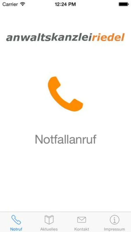 Notfallanruf an die Kanzlei