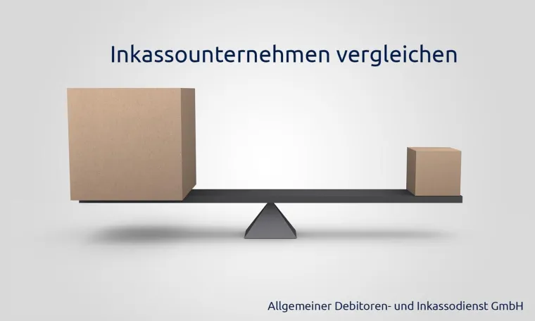 Inkassounternehmen vergleichen Bild: Inkassounternehmen vergleichen