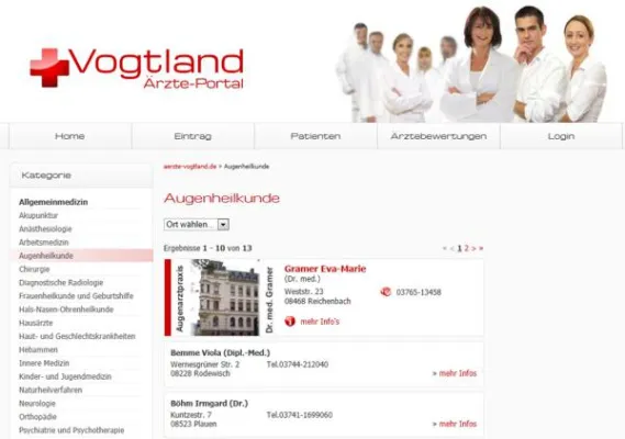 Bild: Aerzte-Vogtland – aktuelle Informationen zu Ärzten der Region
