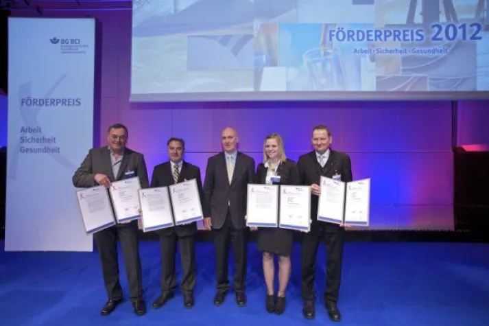 Bild: BG RCI vergibt Förderpreis Arbeit • Sicherheit • Gesundheit 2012
