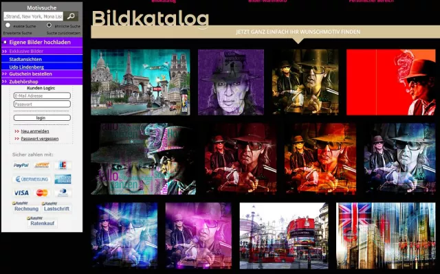 Bild: Neuer Bilder-Shop mit Fan-Artikeln für Udo Lindenberg-Fans online