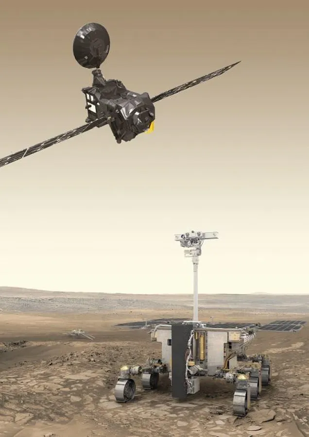 ExoMars Orbiter und Rover. Copyright ESA / ATG medialab