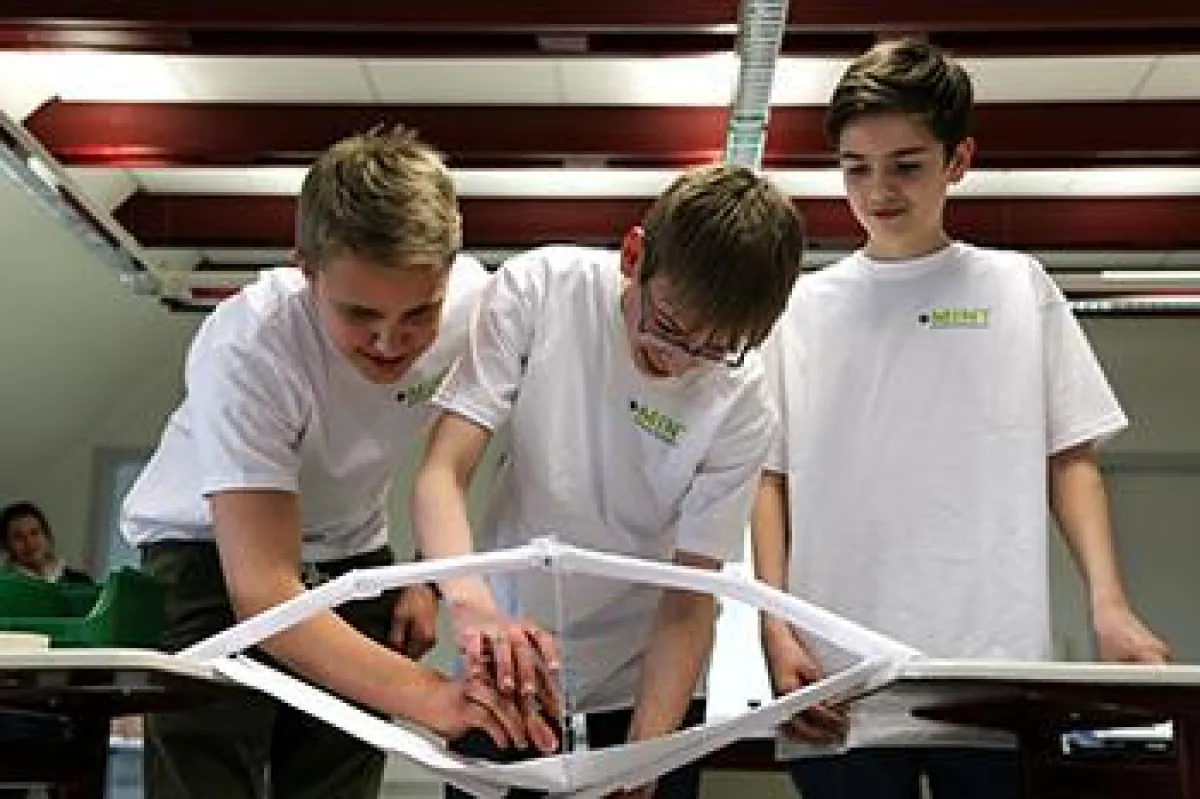 MINT-TOP-Talente: Simon, Jonathan, Finn (v.l.n.r.)