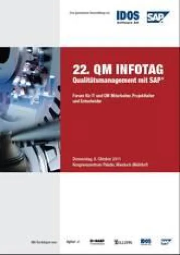 Bild: Qualitätsmanagement mit SAP - gemeinsame Veranstaltung der IDOS Software AG und der SAP Deutschland AG