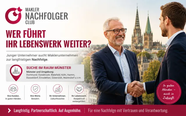 Bild: Bestandsverkauf Region Münster - Wer führt Ihr Lebenswerk weiter?