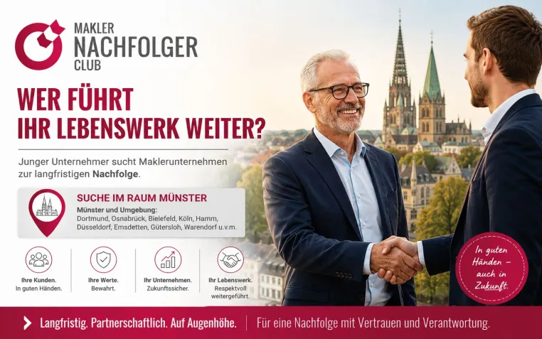 Bild: Bestandsverkauf Region Münster - Wer führt Ihr Lebenswerk weiter?