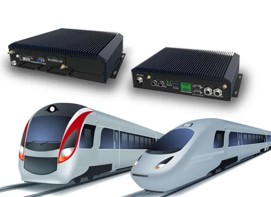 Wartungsarmer Embedded PC für den Bahnbetrieb Bild: Wartungsarmer Embedded PC für den Bahnbetrieb
