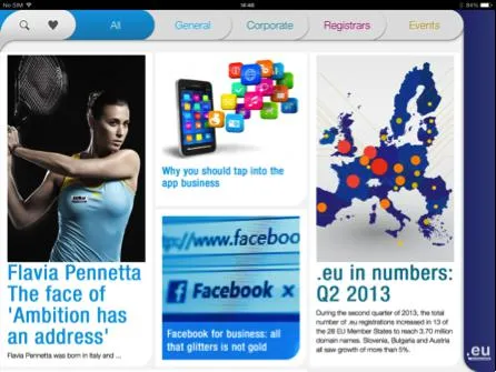 .eu Register präsentiert neue iPad-App Bild: .eu Register präsentiert neue iPad-App