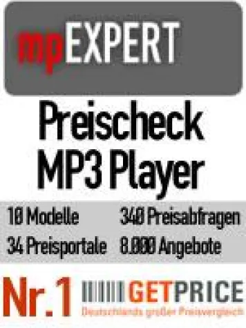 Bild: Preischeck: Preisportalsieger bei MP3 Player ist Getprice.de