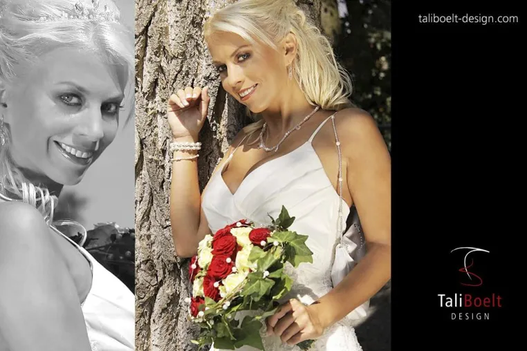 Bild: Traumhochzeit für die DSF Moderatorin und Model Ninja Wagner mit einem Brautkleid von TaliBoelt Design