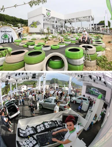 Bild: ŠKODA realisierte mit insglück emotionalen & dynamischen Auftritt auf dem GTI-Treffen am Wörthersee