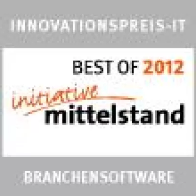 Bild: IWM FinanzOffice mit dem Innovationspreis-IT der initiative Mittelstand 2012 ausgezeichnet