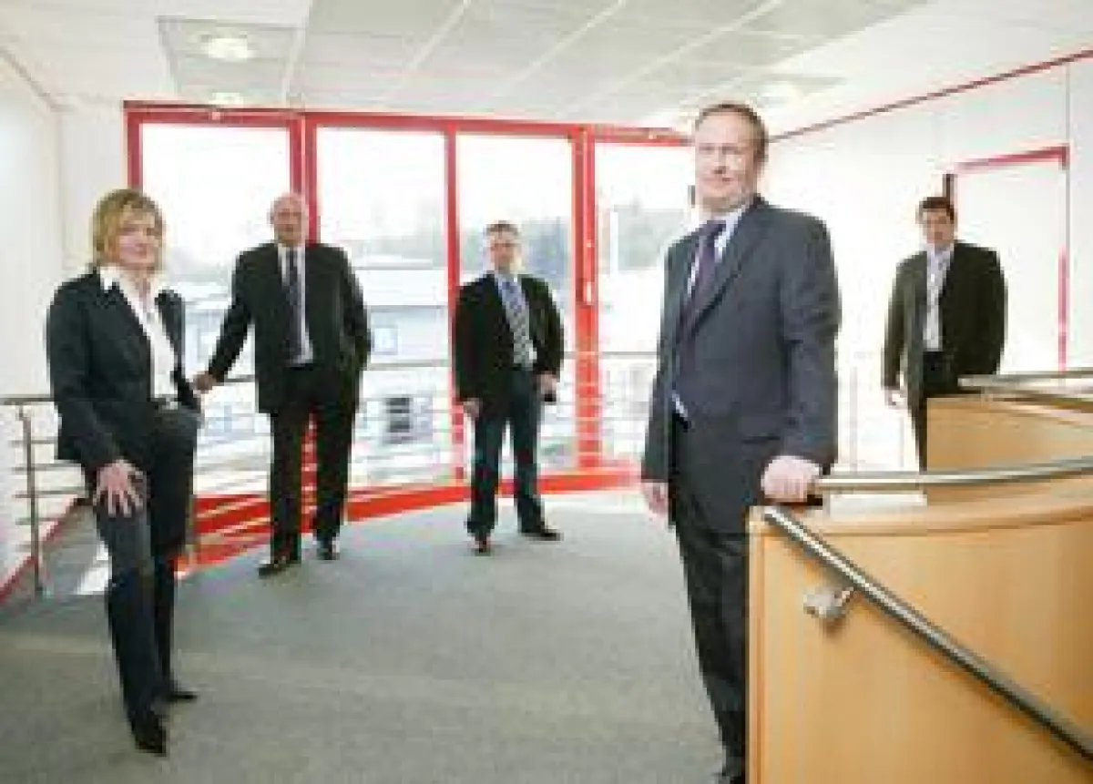 Das Führungsgespann (v.l.n.r): Stefanie Flaeper, Gerd Nöker, Burkhard Tigges, Ludger Bludau und  Benedikt Hümmler