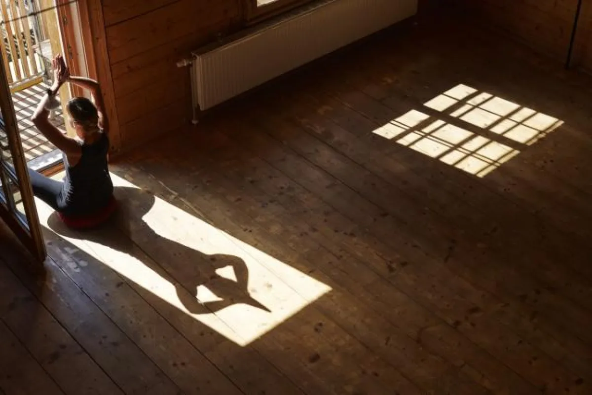 Yoga im HUBERTUS Alpin Lodge & Spa