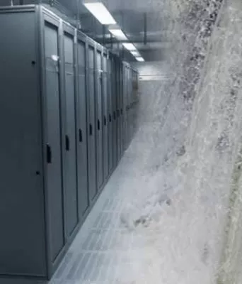 Bild: Katastrophenfall Vorsorge im Serverraum und Rechenzentrum