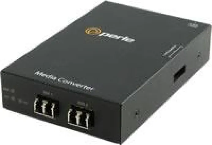 Bild: Perle erweitert Gigabit Multimode zu Single Mode LWL Medienkonverter Reihe