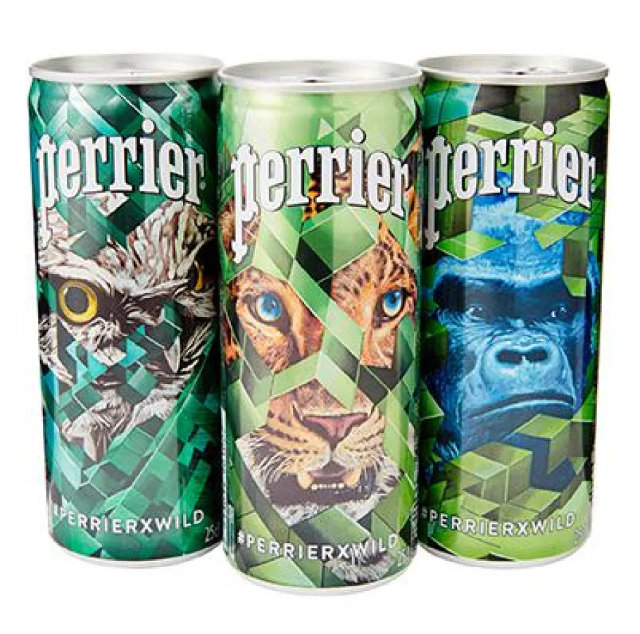 Ball produziert ?wilde? Dosen für PERRIER®