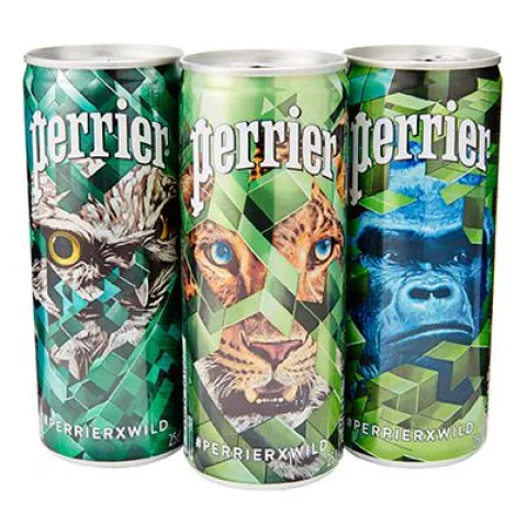 Bild: Ball produziert „wilde“ Dosen für PERRIER®