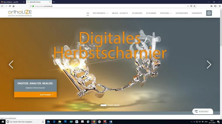 Bild: DIGITIZE – ANALIZE – REALIZE - Relaunch bei orthoLIZE