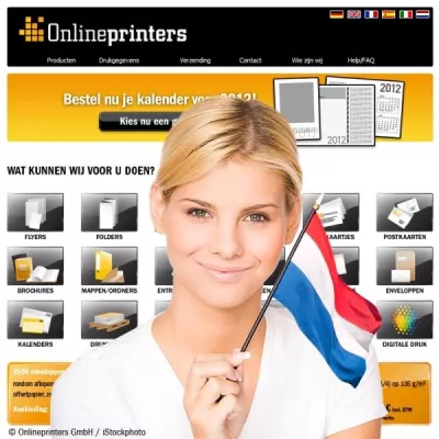 Bild: Onlineprinters GmbH launcht niederländischen Webshop für Drucksachen