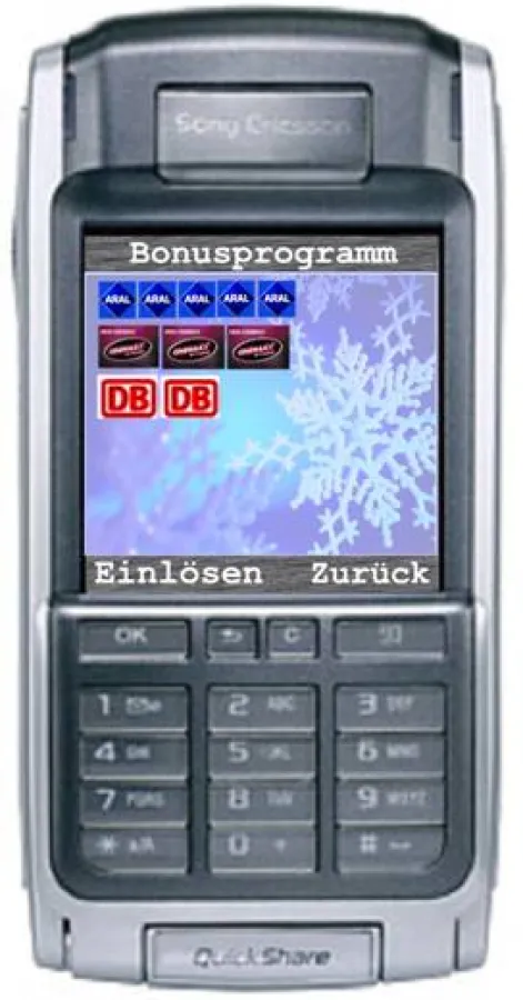 So stellen sich die Forscher der Arbeitsgruppe Mobile Commerce das Rabattheft der Zukunft vor: Eine beispielhafte Mobile-Marketing-Anwendung, die auf ein M-Payment-Verfahren aufsetzt. (Universität Aug