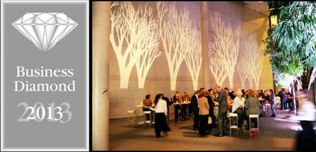 Foto: Veranstaltung des Caterers Schottenhamel Catering im Wintergarten der Pinakothek der Moderne