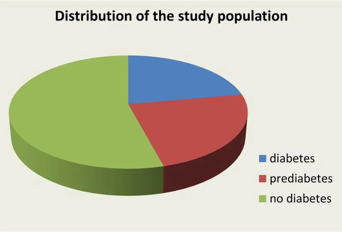 One in four patients in a university hospital suffers from diabetes (22 percent), and again as many suffer from prediabetes (24 percent).  (© IDM / DZD)
