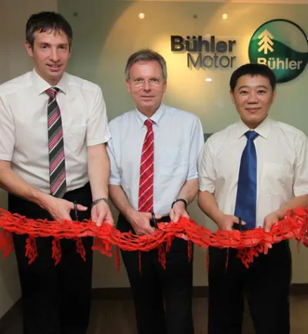 Bild: Bühler Motor baut Präsenz im chinesischen Markt weiter aus