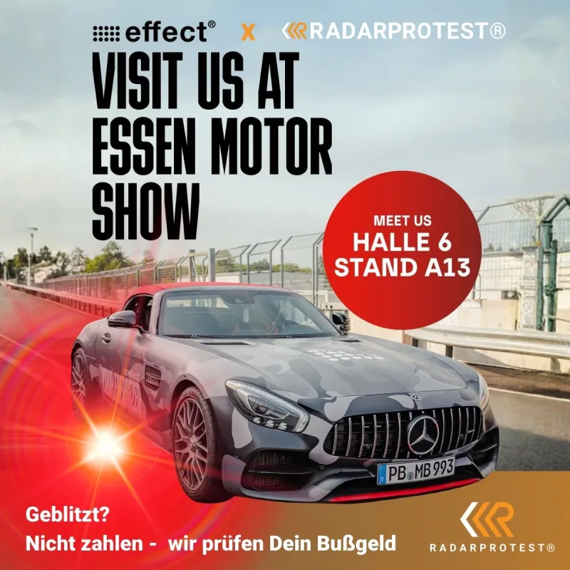 Markenkooperation zwischen effect® und Radarprotest®
