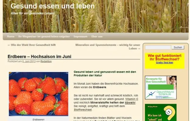 Hochsaison für die Gesundheit mit Beeren Bild: Hochsaison für die Gesundheit mit Beeren