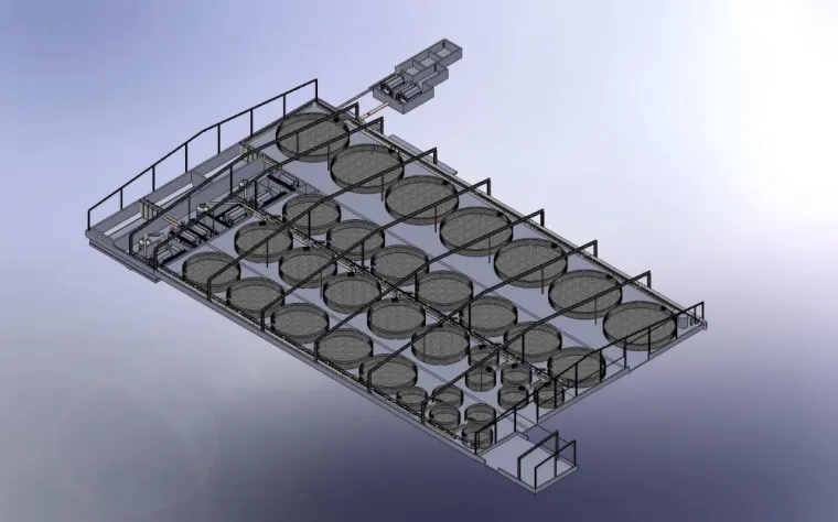 Bild: Fischtechnik International Engineering nutzt Erdwärme für Fischzuchtanlage in der Schweiz