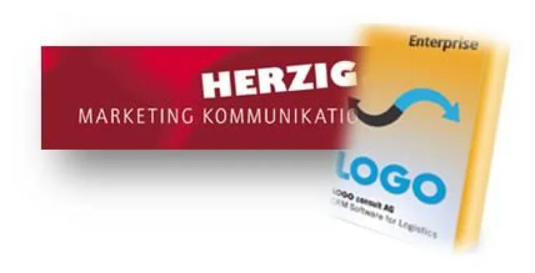 Bild: LOGO CRM und HERZIG Marketing: Logistik-Spezialisten kooperieren