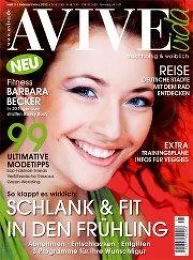 Die Frauenzeitschrift AVIVE vida erweitert ihren Fankreis über facebook und twitter Bild: Die Frauenzeitschrift AVIVE vida erweitert ihren Fankreis über facebook und twitter