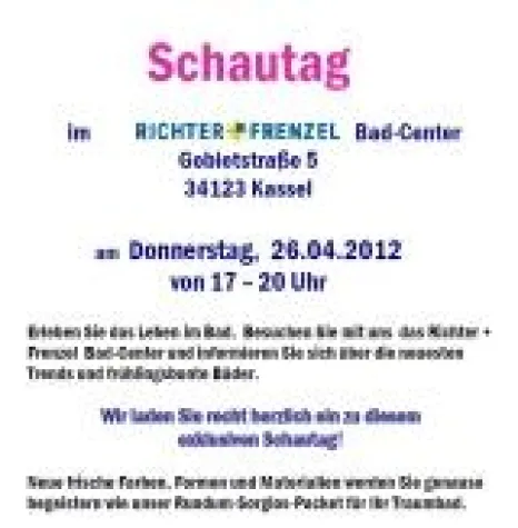 Bild: Badtrends erleben: Schautag am 26.04.2012