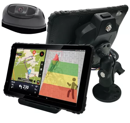 Bild: NUFAM 2023: SATLOG zeigt neue Integrationslösung für sicheres Rangieren mit MEKRAtronics-ADA CAM 140P 