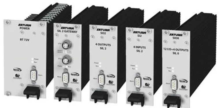 Saturn : zuverlässige E/A-Remote Control in den Sicherheitsstufen SIL2 und SIL4 Bild: Saturn : zuverlässige E/A-Remote Control in den Sicherheitsstufen SIL2 und SIL4