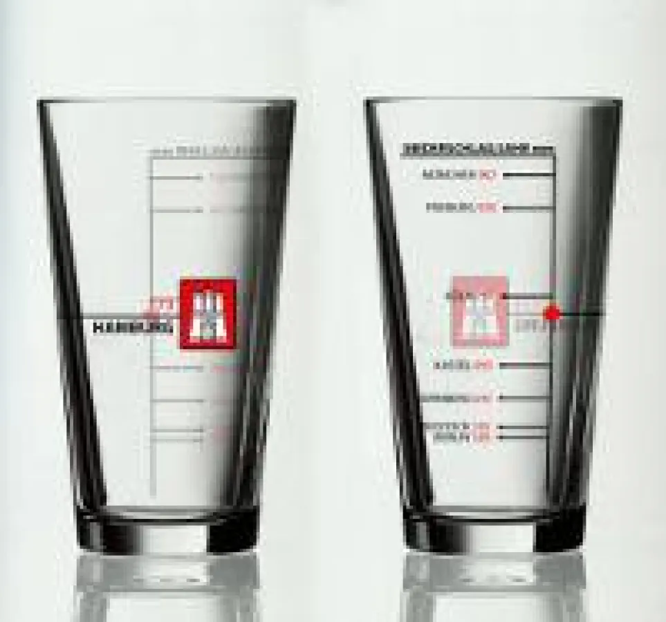 Pegelglas von BFGF
