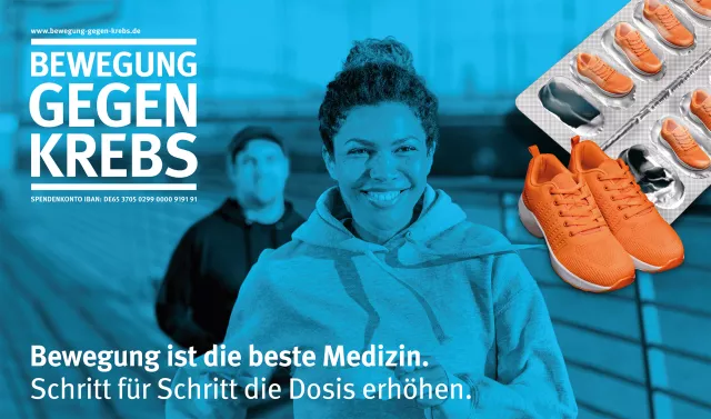 Bild:  Deutsche Krebshilfe unterstützt „Rezept für Bewegung“:  Ärztliche Empfehlung zur Krebsprävention