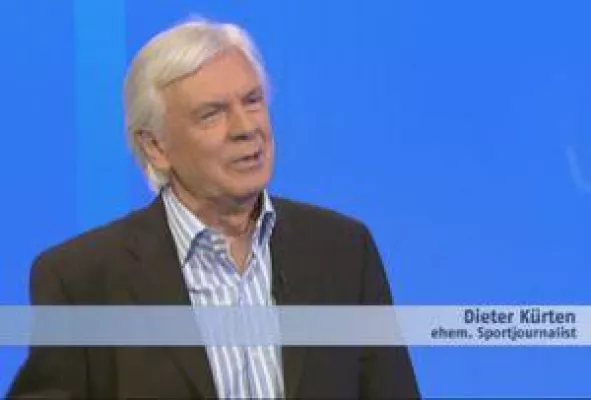 Bild: Bruder Paulus im Gespräch mit Dieter Kürten, Sonntag, 21.06.2009, 8.30 Uhr, N24 Ethik „Um Gottes Willen"