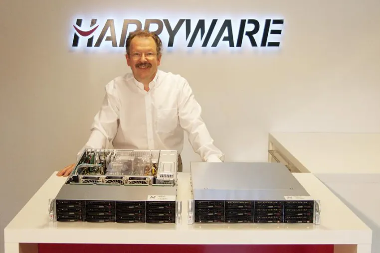 Bild: Happyware als Sponsor auf der DataCore Partner Konferenz 2013