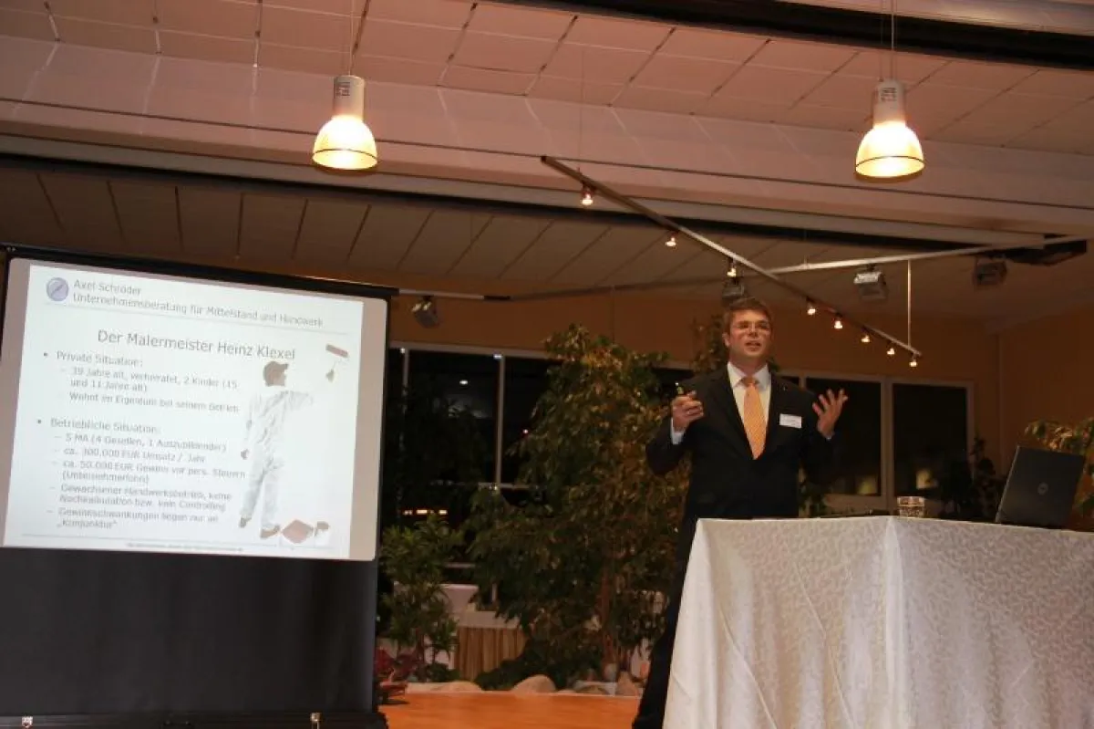 Vortrag von Herrn Axel Schröder zum Thema Vision und Strategie