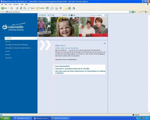 Bild: Neuer Internetauftritt der Lebenshilfe Lüneburg-Harburg gemeinnützige GmbH