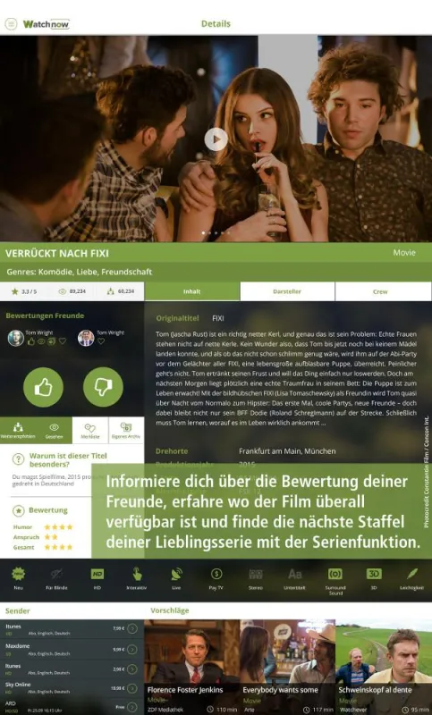 Fernsehen der Zukunft ist smart und social - Watchnow Guide App trifft den Puls der Zeit