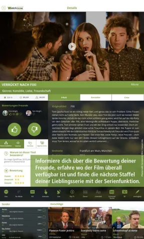 Bild: Das Fernsehen der Zukunft ist smart und social - Watchnow Guide App trifft den Puls der Zeit